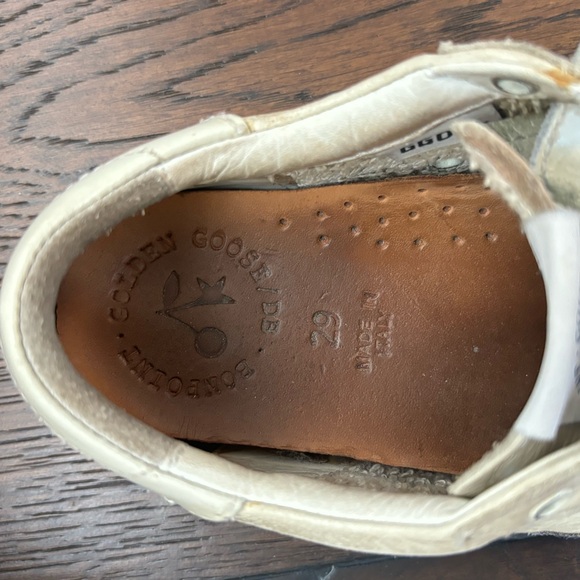 Golden Goose kids superstar sneakers, size 29 - Picture 6 of 9